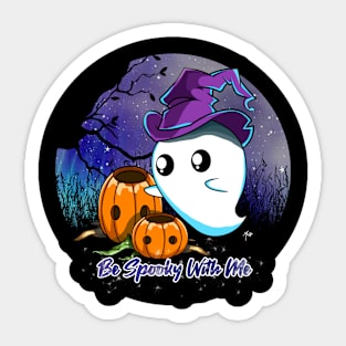 Be Spooky With Me (Halloween) Sticker